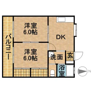 ウィングA【2階】の間取り
