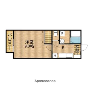 ベイサージュ神戸【2階】の間取り