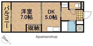 グランテット【407号室】の間取り