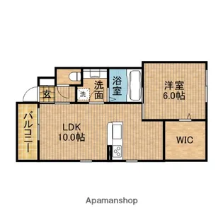 ル・アンジュ【1階】の間取り