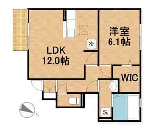セレーナ【1階】の間取り