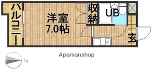 上島メロウハウス【1階】の間取り