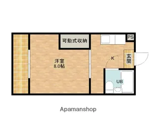 フェリーチェヴィータ【2階】の間取り