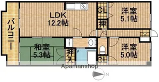 カーサカリーノ【3階】の間取り