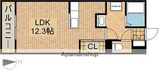 グランストーク初生【3階】の間取り