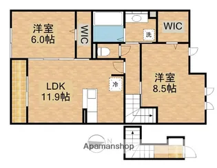 COMFORT TERRACE【2階】の間取り