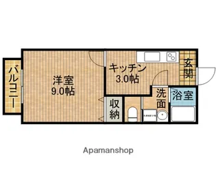 CARTY黒子【1階】の間取り