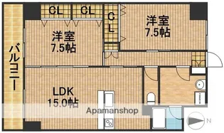 MPⅩ番館【2階】の間取り