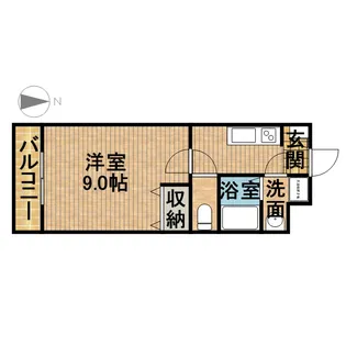 エコパビュー【4階】の間取り