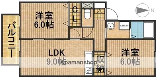 セジュールY’S【2階】の間取り