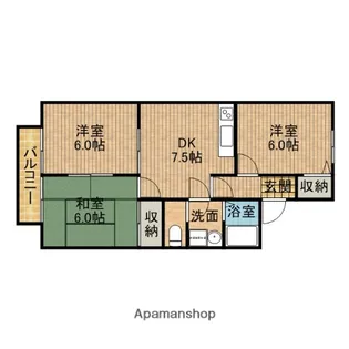 ベラソシア【1階】の間取り