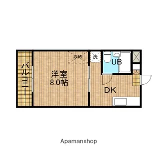 ボーネンK【4階】の間取り