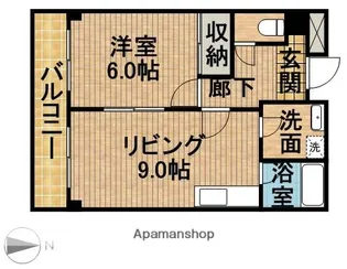 LIMPIA垂木【1階】の間取り