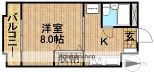 エステートエンゼル【3階】の間取り