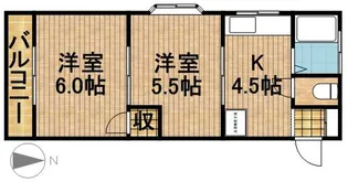 静岡県浜松市中央区浅田町【アパート】の間取り
