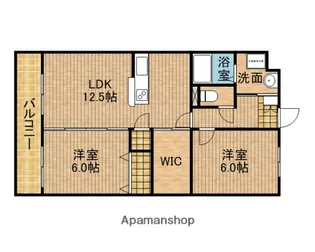 サンフラワー【2階】の間取り