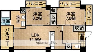 ラフィーネ掛川BⅡ【5階】の間取り