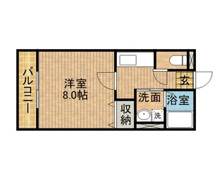 レトアJX大栄【1階】の間取り