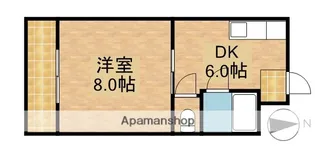 サンパレス木下【2階】の間取り