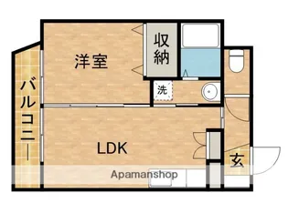 ソルトシティ浜松【9階】の間取り