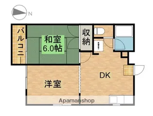 コーポ協和【1階】の間取り