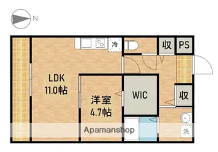 静岡県浜松市中央区小池町【マンション】の間取り