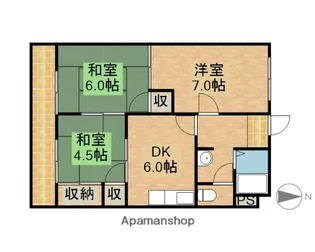 静岡県浜松市中央区早出町【アパート】の間取り