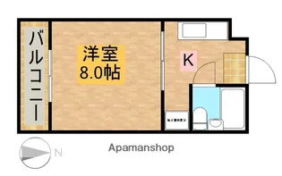 サンローヤルⅡ【3階】の間取り