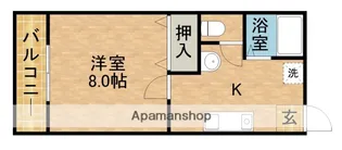 Kハウス【203号室】の間取り