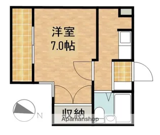 コナビック東伊場【3階】の間取り
