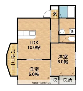 コンコルディア【2階】の間取り
