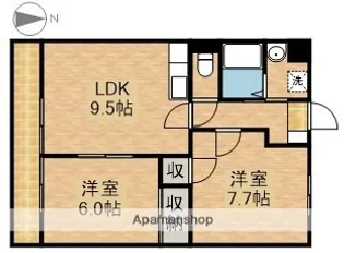 プルミエ【403号室】の間取り