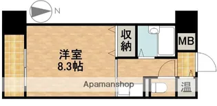 ブライティ助信【1階】の間取り