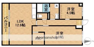 クラウンハイツ【2階】の間取り
