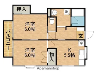 メゾンKⅣ【1階】の間取り