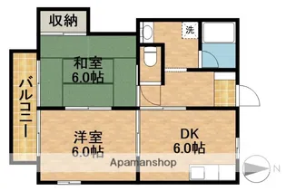 ルーエンハイム【1階】の間取り