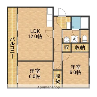 エスポワールM【1階】の間取り