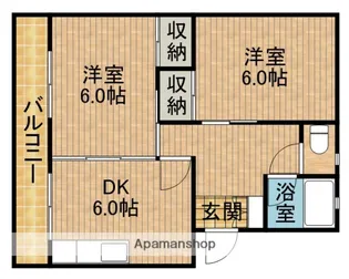 カトリエーム吉永【3階】の間取り