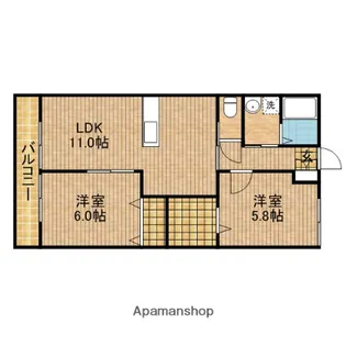 レゾリュート【1階】の間取り