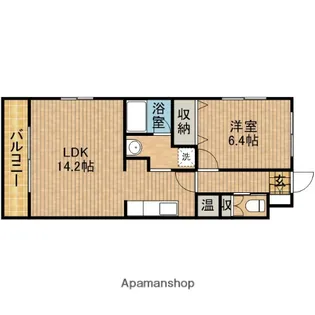 サルバス五ケ堀之内【2階】の間取り