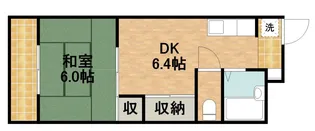 グレイス第1マンション【2階】の間取り
