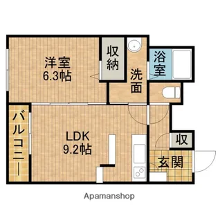 L’ALBA DI PRIMO【1階】の間取り