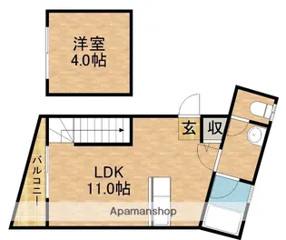 静岡県浜松市中央区半田山3丁目【アパート】の間取り