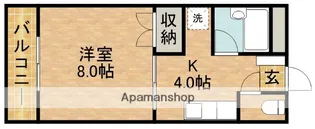 エスプリエール【203号室】の間取り
