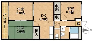 メルヴェーユ【2階】の間取り