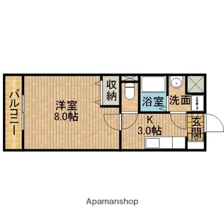 フリージア【3階】の間取り