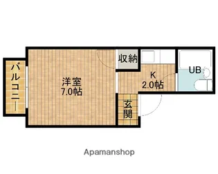 コーポSAITO【2階】の間取り