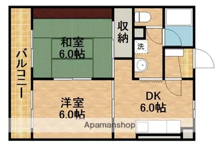 コルマール【3階】の間取り