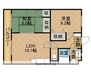 ジョイルームⅡ【1階】の間取り