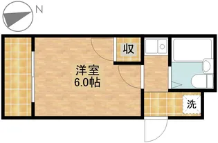 カレッジタウンウィング【310号室】の間取り